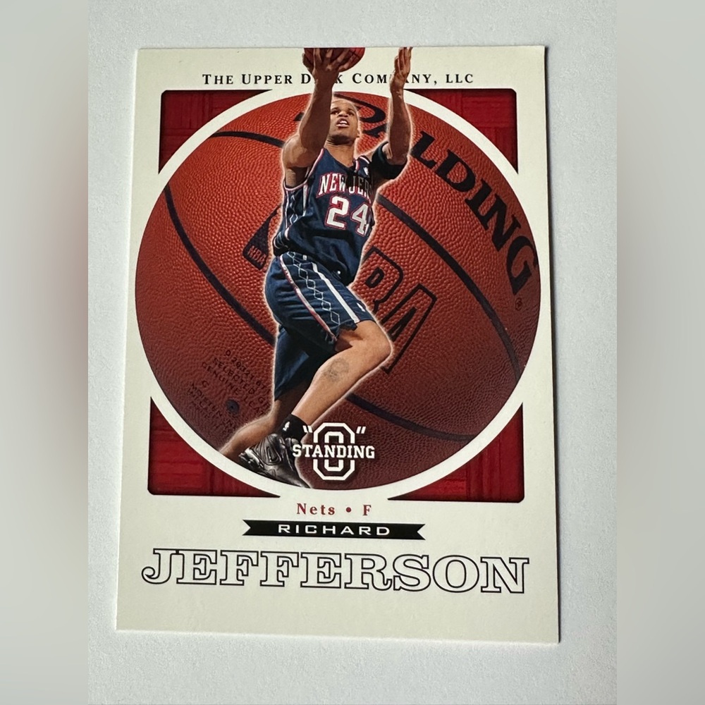 Richard Jefferson Basketball Trading Card - Red/White